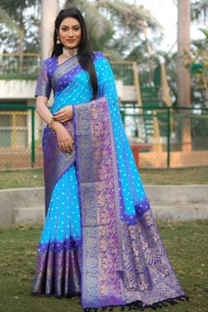 buy Bandhani saree online at heer fashion