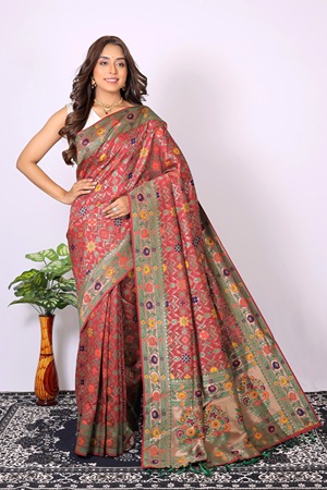 buy Patola saree online at heer fashion