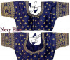 Phantom silk readymade blouse with zari embroidery work