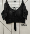 Black color pure cotton blouse with chikankari work