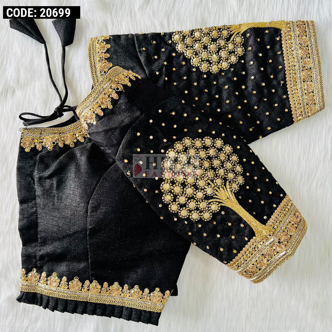 COAL 3D KNIT EMBELLISHED BLOUSE main image 1