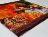 Multi color soft  linen cotton saree with kalamkari digital print