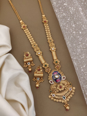 Floret With Designer Pendant Necklace Set