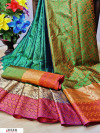 Green color Pure kota muslin silk woven design saree