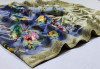 Blue color banarasi silk saree with elegant zari woven and digital printed work