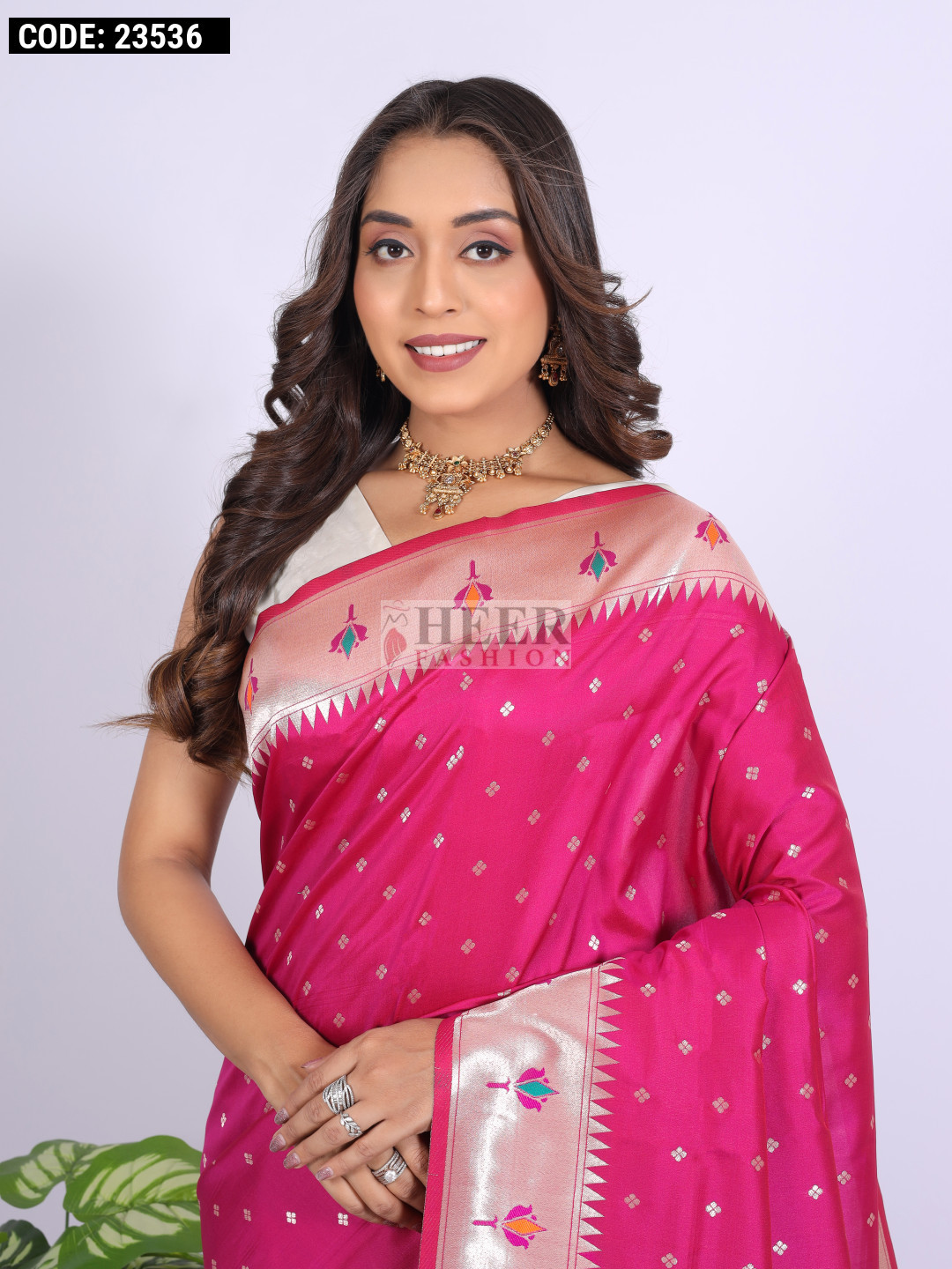pink-color-paithani-silk-saree-with-zari-weaving-work