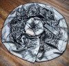 Black color soft banarasi silk saree with silver zari work