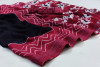 Multi color handloom linen weaving saree with kalamkari digital print work