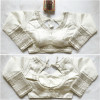 Heavy milan silk with embroidery work white color blouse