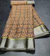 Multi color brasso silk saree