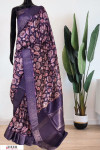 Soft Munga Silk Weaving digital printed saree