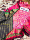 Pure Banarasi Silk Weaving work Paithani saree