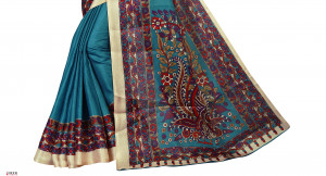  Silk Kalamkari Printed Saree