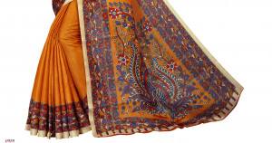  Silk Kalamkari Printed Saree