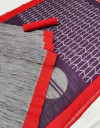 Multi color soft cotton panetar saree with printed work
