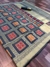 Soft Cotton Silk  jacquard weaving Work Saree