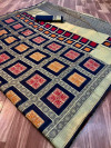 Soft Cotton Silk  jacquard weaving Work Saree