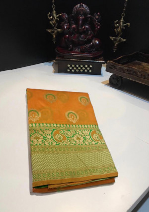 Banarasi silk weaving meenakari sareeisha-126