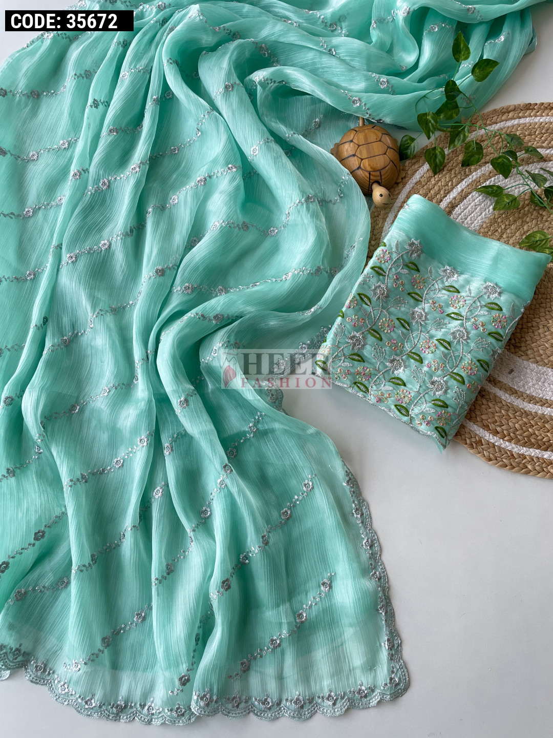 burberry-jimmy-choo-silk-saree-sky-blue-color-with-embroidery-work