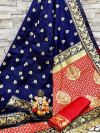 Soft Banarasi Silk Weaving work saree