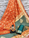 Soft Banarasi Silk Weaving work saree