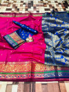 paithani silk weaving saree with rich pallu