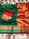 paithani silk weaving saree with rich pallu