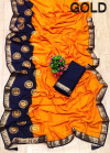 Vichitra silk weaving saree