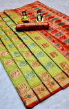 Soft weaving silk saree