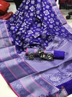 Banarasi silk weaving saree with rich pallu