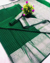 Soft silk saree with zari weaving border