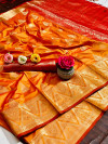 Banarasi silk saree with woven work