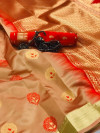 Soft lichi silk saree