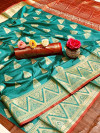 Banarasi silk saree with woven work