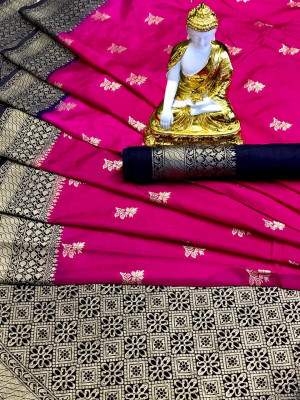 Dola silk jacquard weaving saree