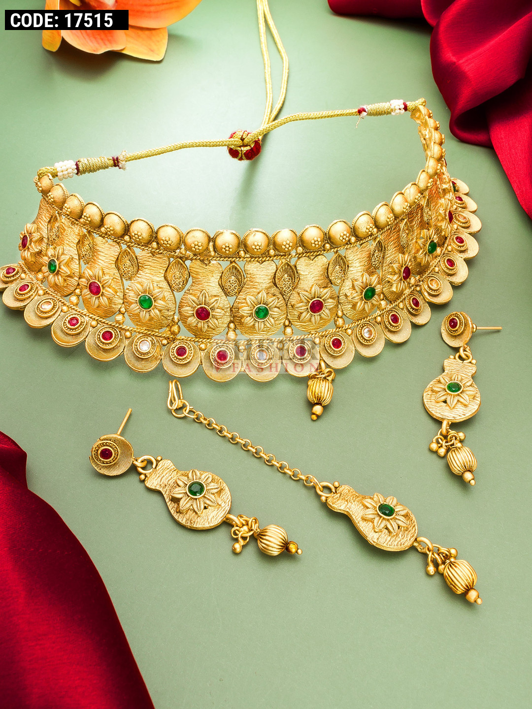 24 Gram Gold Choker Necklace With Price MKJEWELLERS #chokar #gold #916