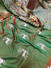 Lichi silk two tone saree