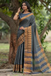 Soft art silk weaving saree with zari work
