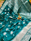 Soft silk saree with zari weaving work