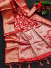 Mysore silk saree with zari woven work