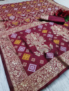 Bandhani silk saree