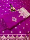 Lichi silk saree with zari weaving rich pallu