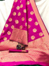 Banarasi silk saree with rich pallu