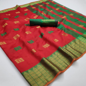 Kota silk saree with zari work