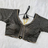 Black color embroidery and sequence work blouse