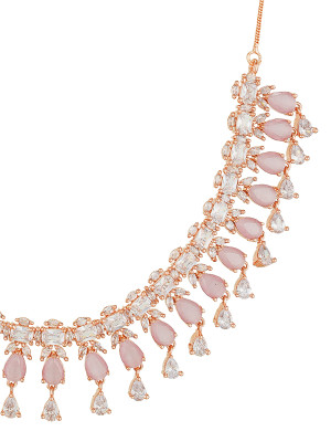 American Diamond Studded Necklace Set