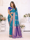 Firoji rajwadi lichi silk saree with zari weaving work